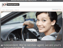 Tablet Screenshot of aneinsurance.com